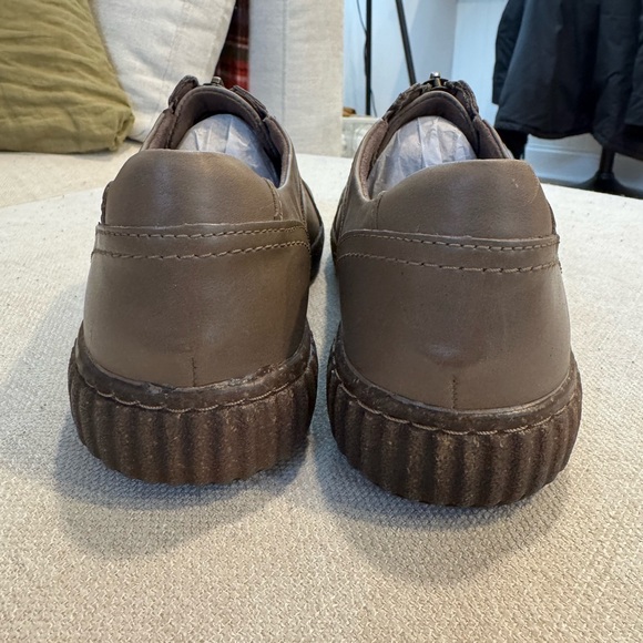 Clarks Magnolia Zip Womens Slip-On, Dark Taupe Leather, Sz 7W, NWB - Picture 6 of 11